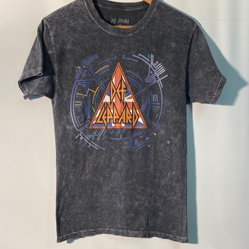 Def Leppard Gray Tie DyeTee